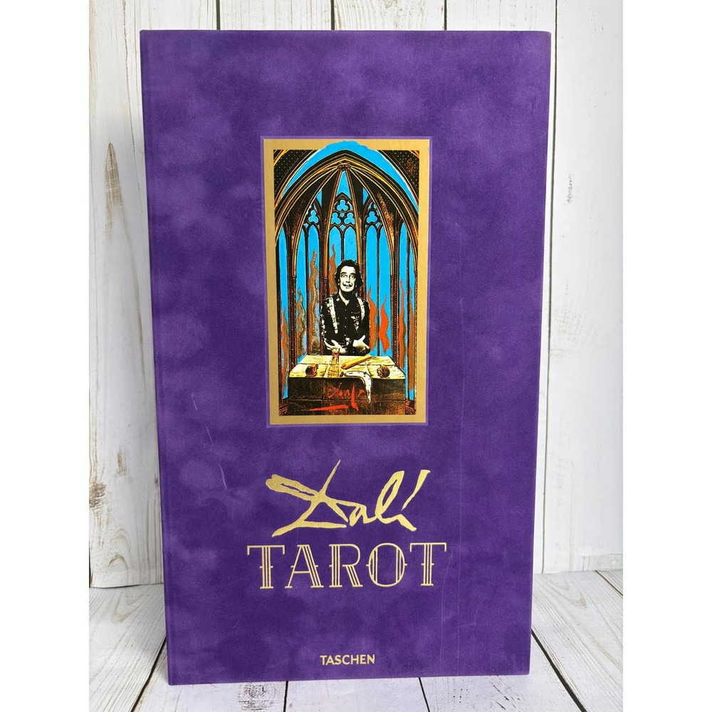 Salvador Dali Tarot Deluxe Box Set Taschen Velvet Case Gold Card Deck Complete